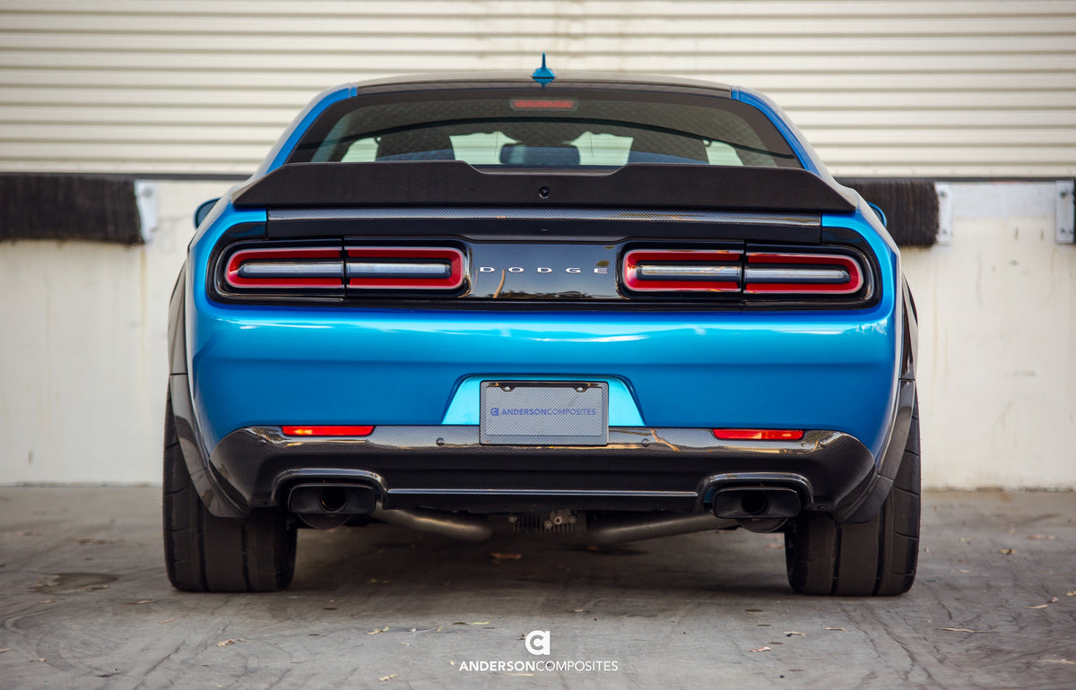 Type-SA carbon fiber rear spoiler for 2018-2023 Dodge Challenger