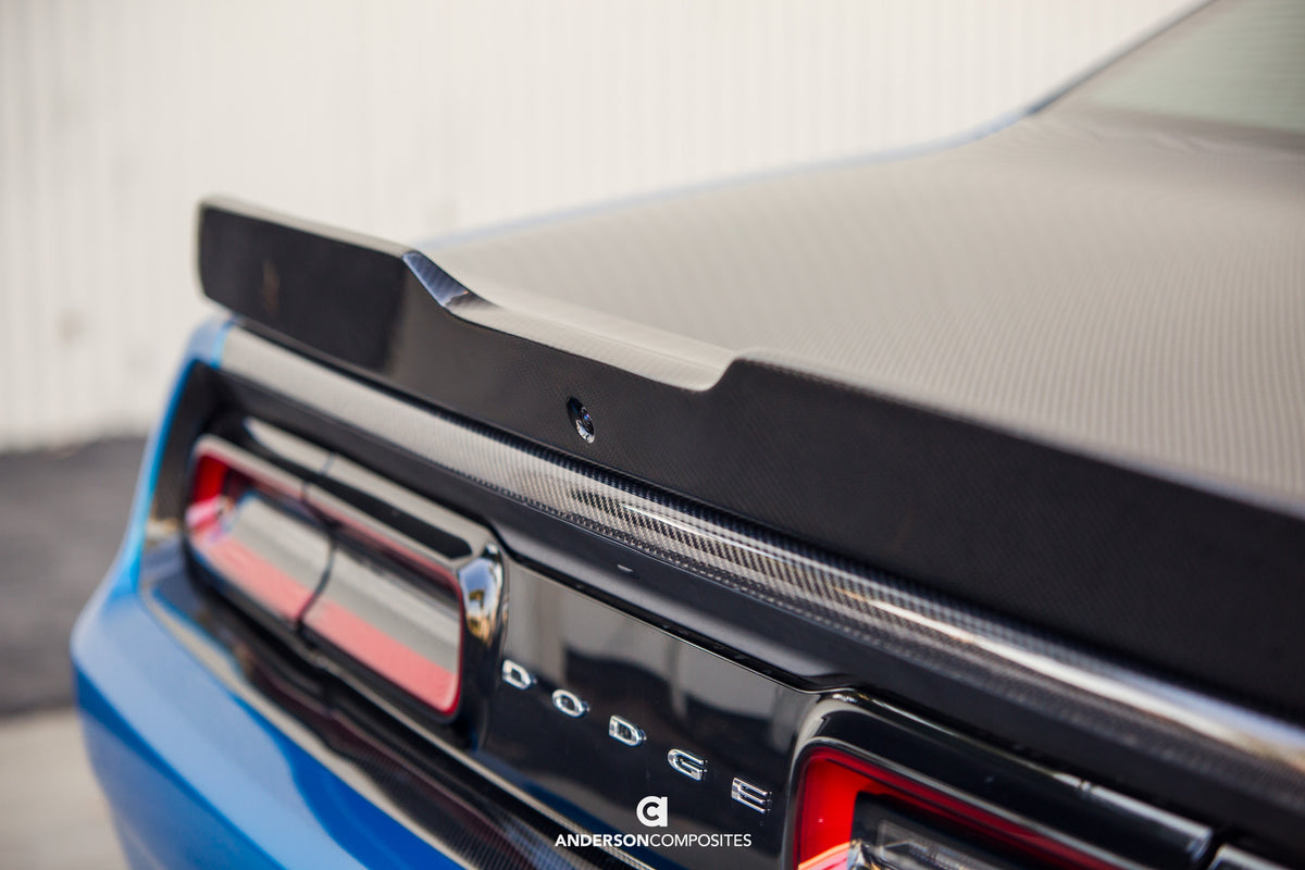 Type-SA carbon fiber rear spoiler for 2018-2023 Dodge Challenger