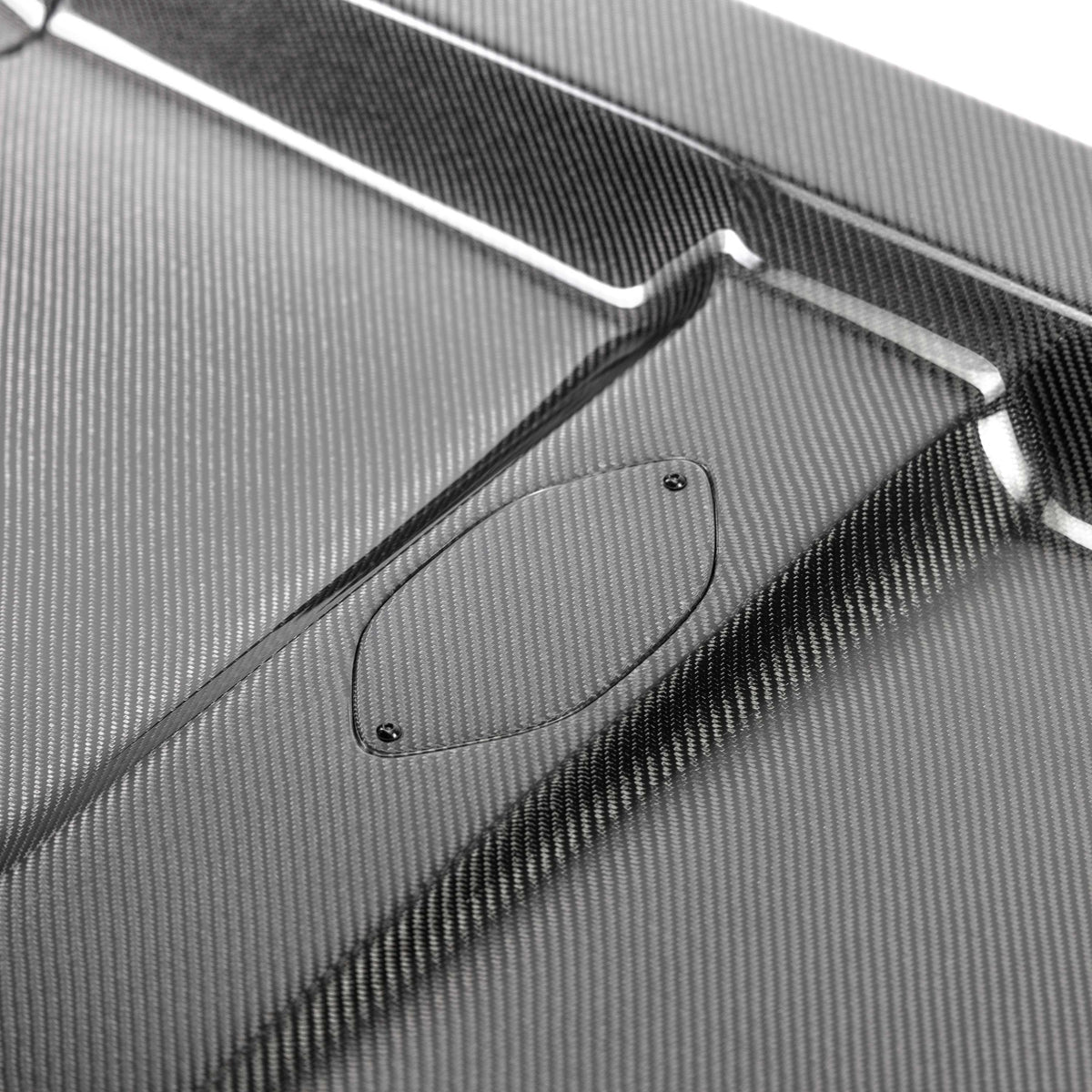Carbon fiber rear seat delete for 2024-2026 Ford Mustang
