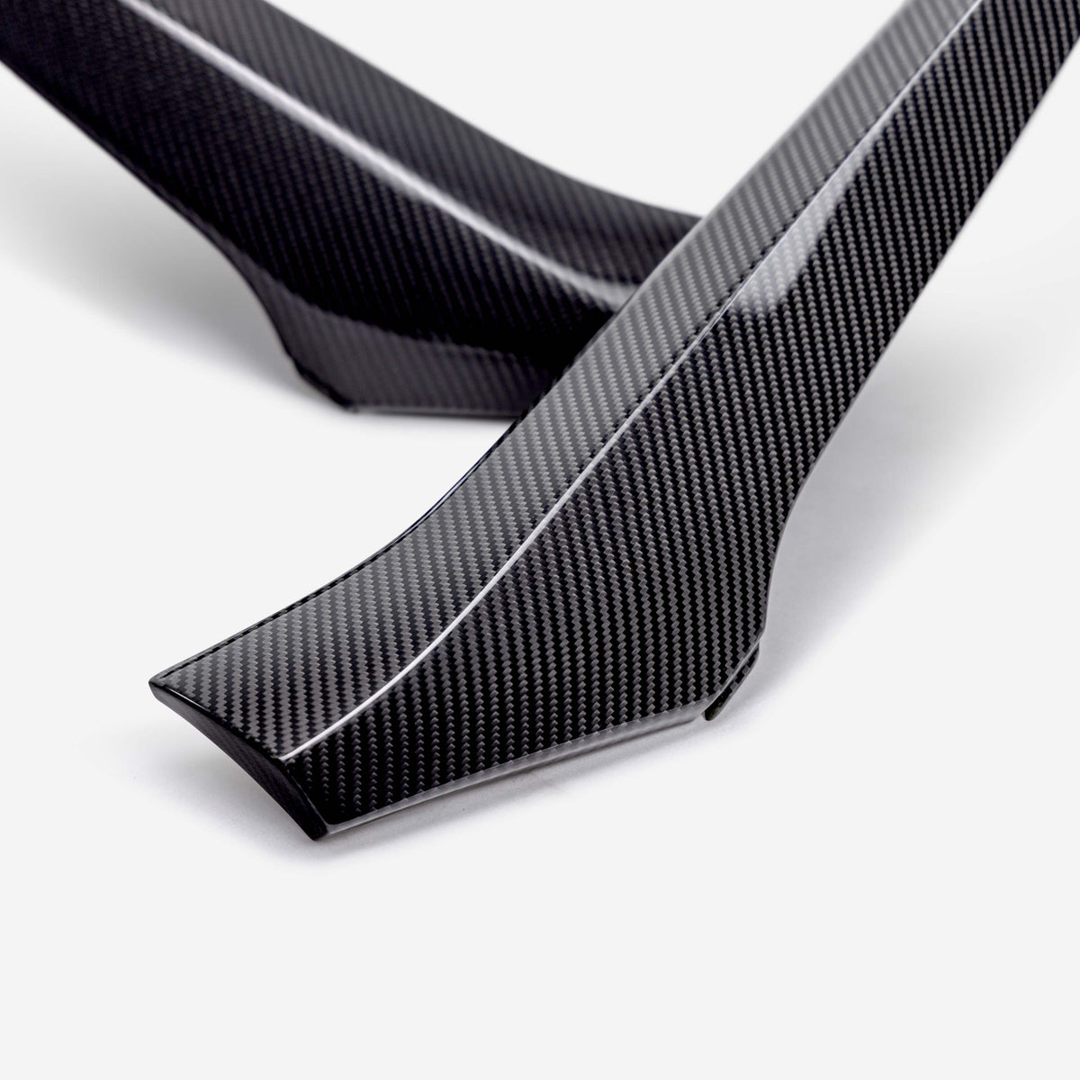 Carbon fiber side scoop trim for 2023-2024 Chevrolet C8 Z06 (PAIR)