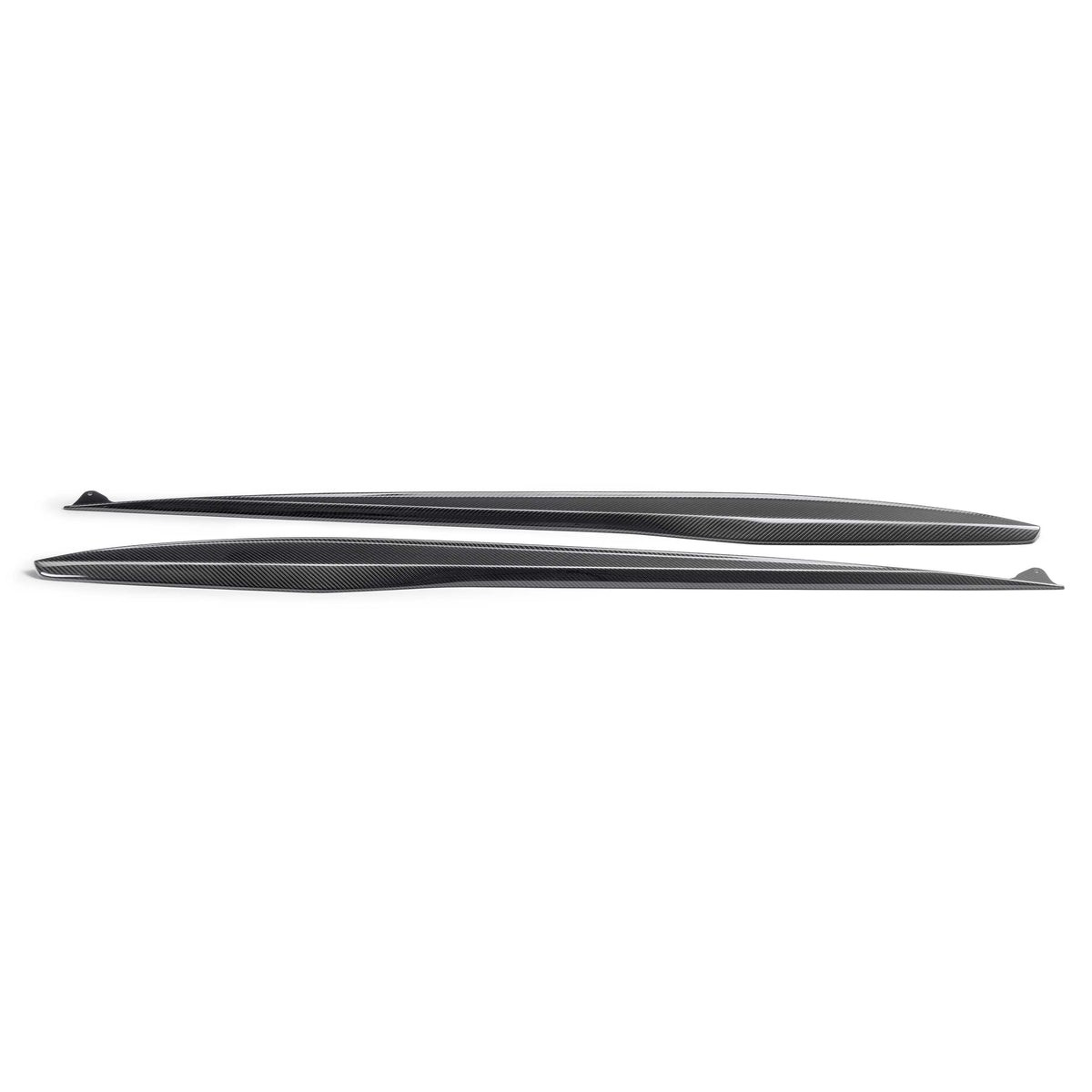 Carbon fiber side rocker extensions for 2023-2026 Chevrolet Corvette C8 Z06