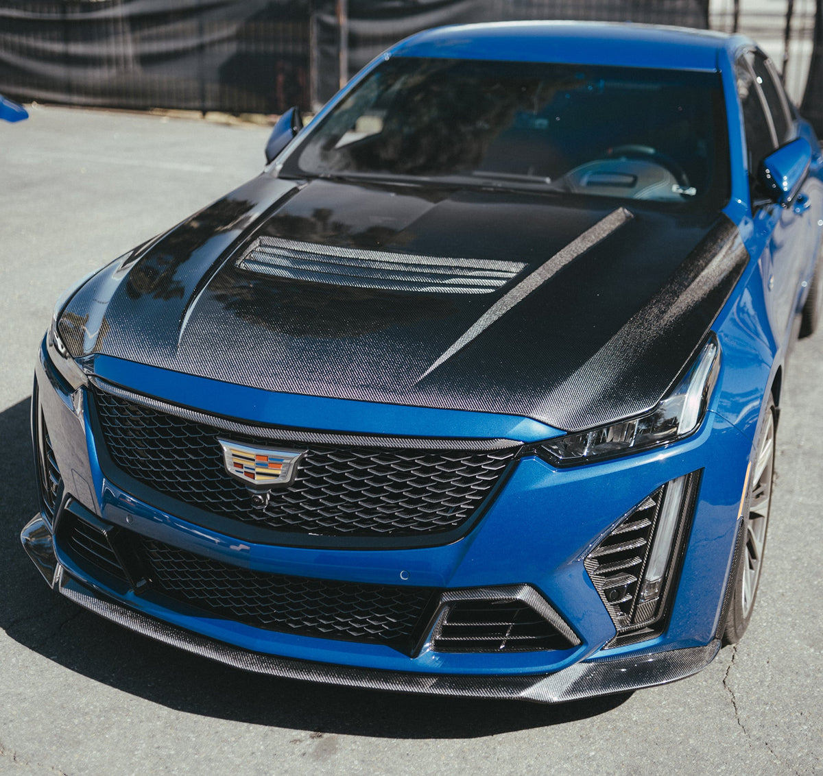 Type-OE carbon fiber side grilles for 2022-2024 Cadillac CT5-V Blackwing