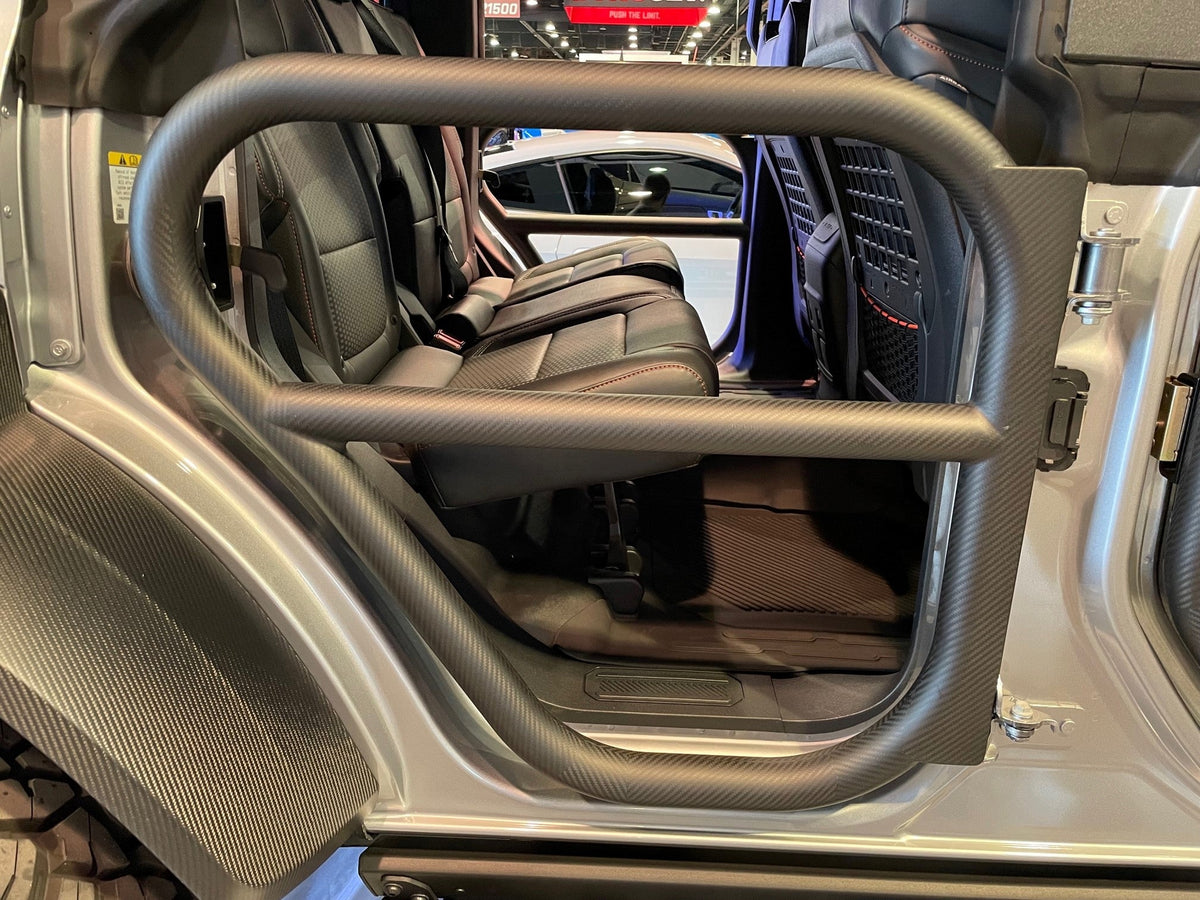 Carbon fiber tube doors for 2021-2026 Ford Bronco 4DR (Front & Rear)