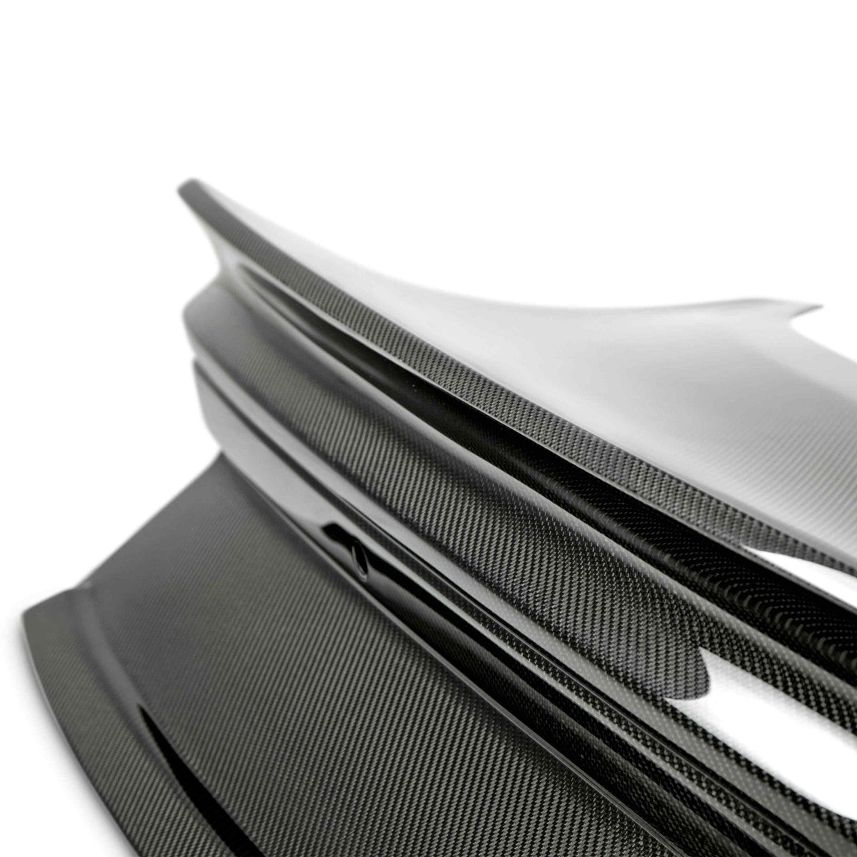 Type-SA double sided carbon fiber decklid with integrated spoiler for 2015-2023 Ford Mustang