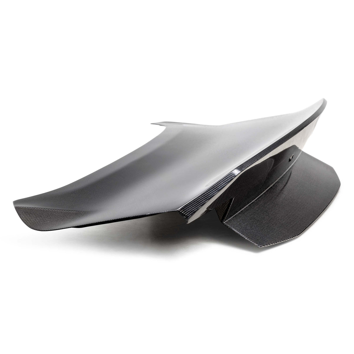Type-SA double sided carbon fiber 1-piece decklid with integrated spoiler for 2024-2026 Ford Mustang