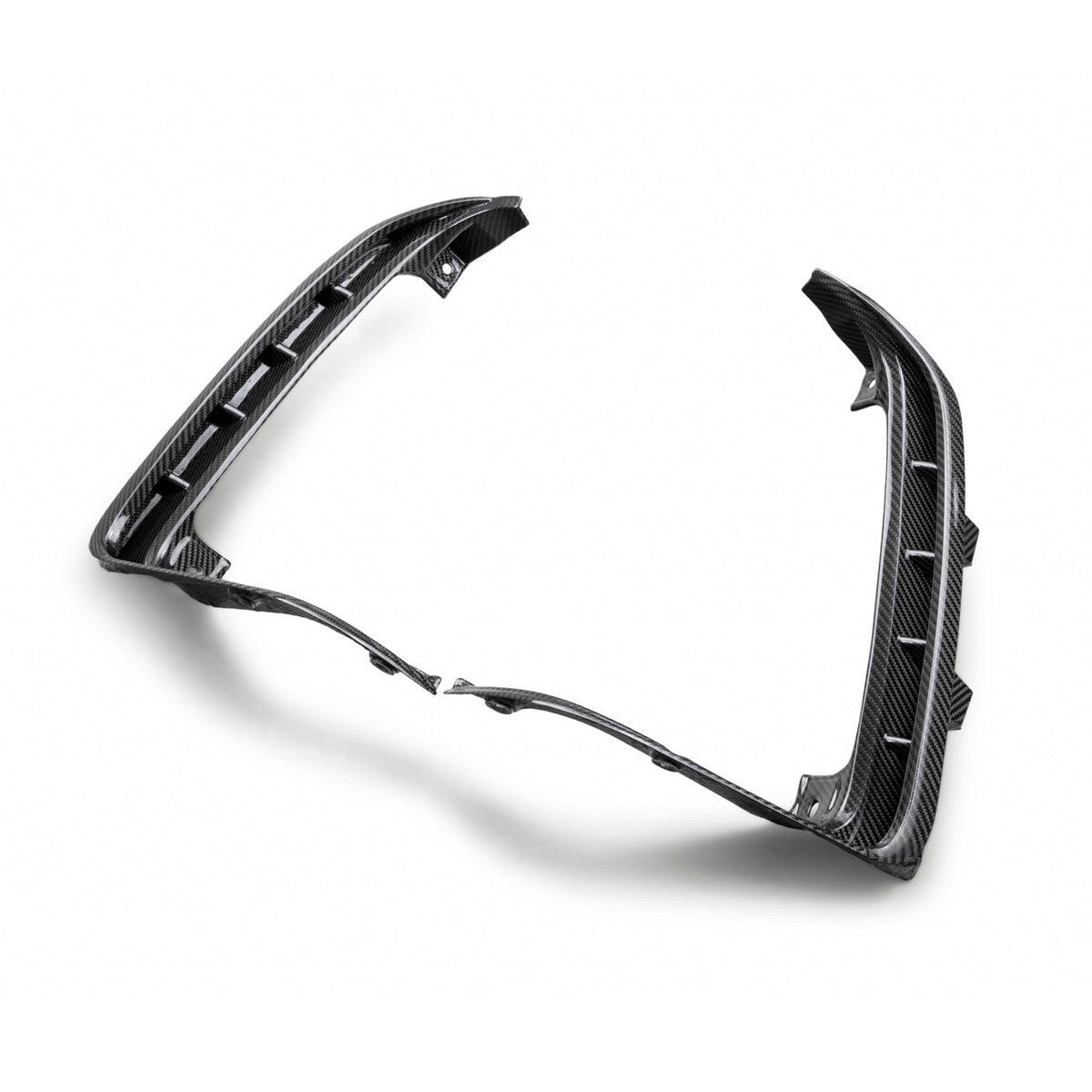 Type-OE carbon fiber tail light surrounds for 2021-2024 RAM TRX and 2025 RHO (Pair)