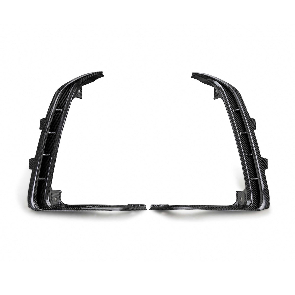 Type-OE carbon fiber tail light surrounds for 2021-2024 RAM TRX and 2025 RHO (Pair)
