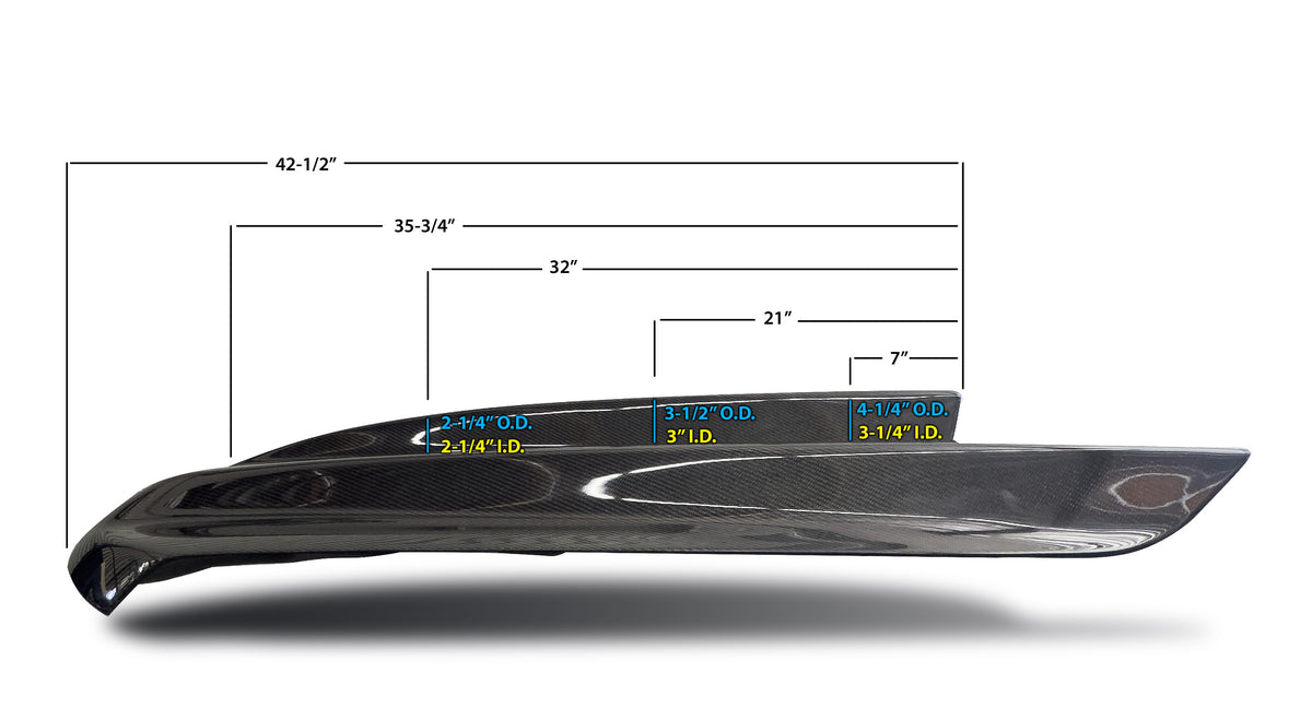 Type-CJ carbon fiber hood for 2021-2026 Ford F-150