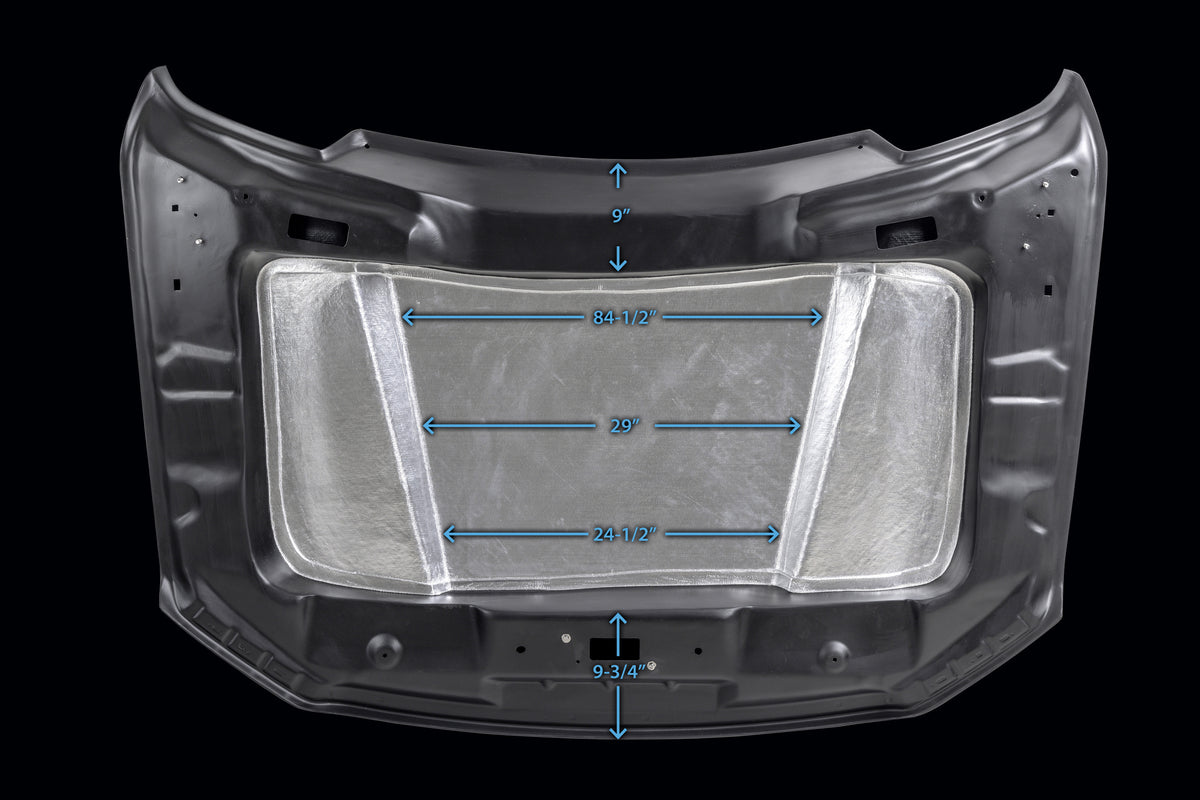 Type-CJ carbon fiber hood for 2021-2026 Ford F-150