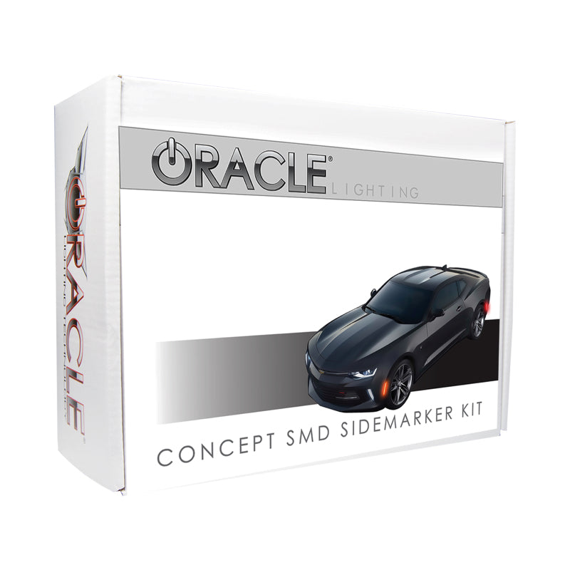 Oracle 16-19 Chevrolet Camaro Concept Sidemarker Set - Clear - No Paint -