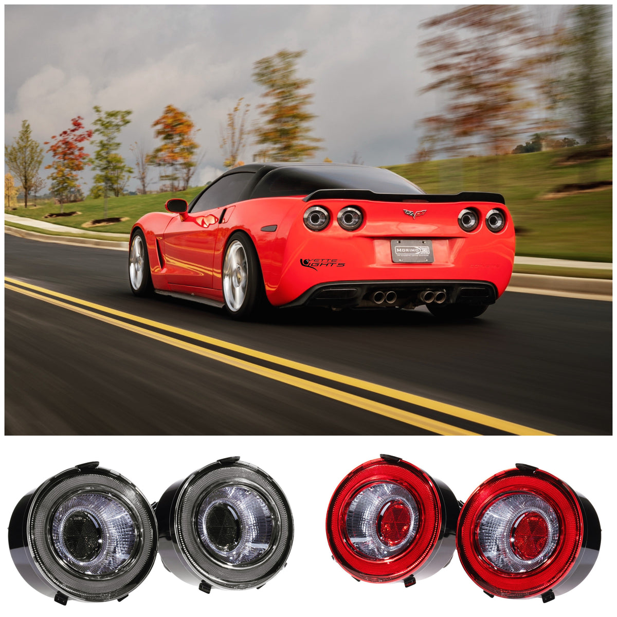 2005-2013 C6 Corvette Morimoto Gen 2 XB LED Tail Lights
