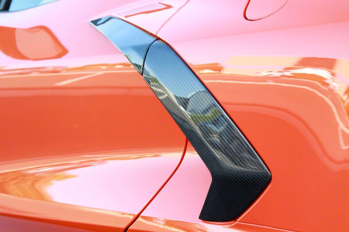 APR Performance Door Handle and Quarter Panel Trim Package; Carbon Fiber (20-26 Corvette C8)