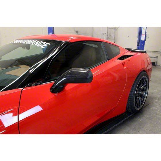 APR Performance Replacement Mirrors; Carbon Fiber (14-19 Corvette C7)