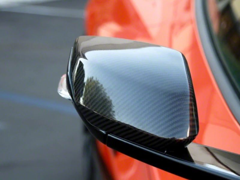 APR Performance Replacement Mirrors; Carbon Fiber (20-26 Corvette C8)