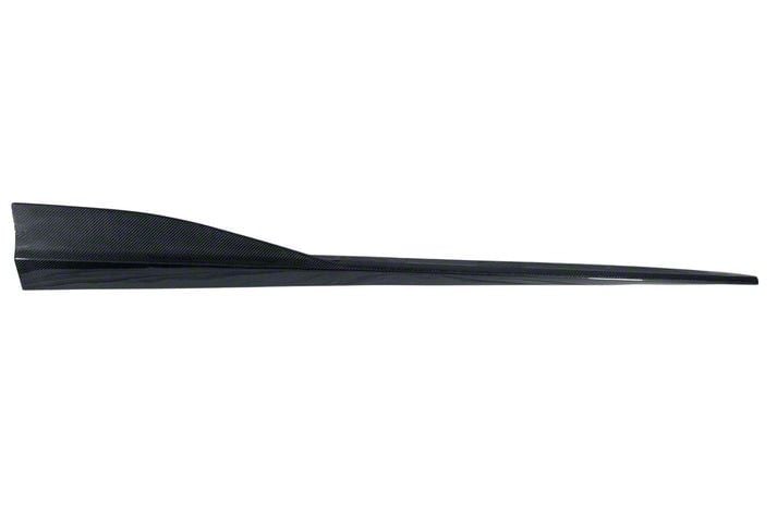 APR Performance Side Rocker Extensions; Carbon Fiber (21-26 Corvette C8, Excluding Stingray)