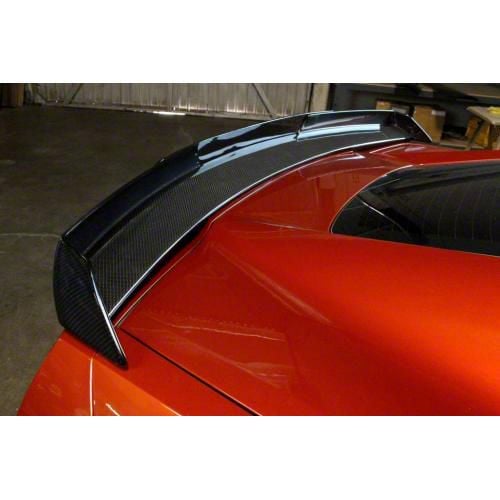 APR Performance Track Pack Rear Spoiler with APR Wickerbill; Carbon Fiber (15-19 Corvette C7 Z06)