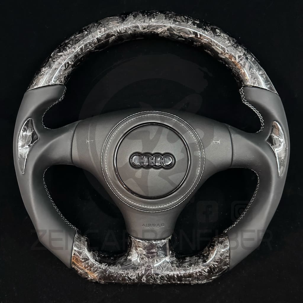 Audi B6 A4/S4/RS4/A6/S6/RS6 Carbon Fiber Steering Wheel