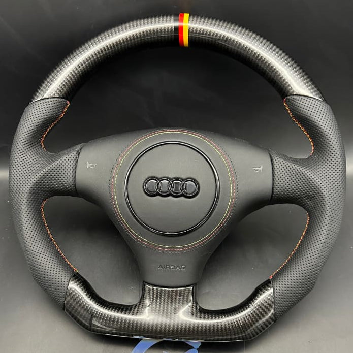 Audi B6 A4/S4/RS4/A6/S6/RS6 Carbon Fiber Steering Wheel