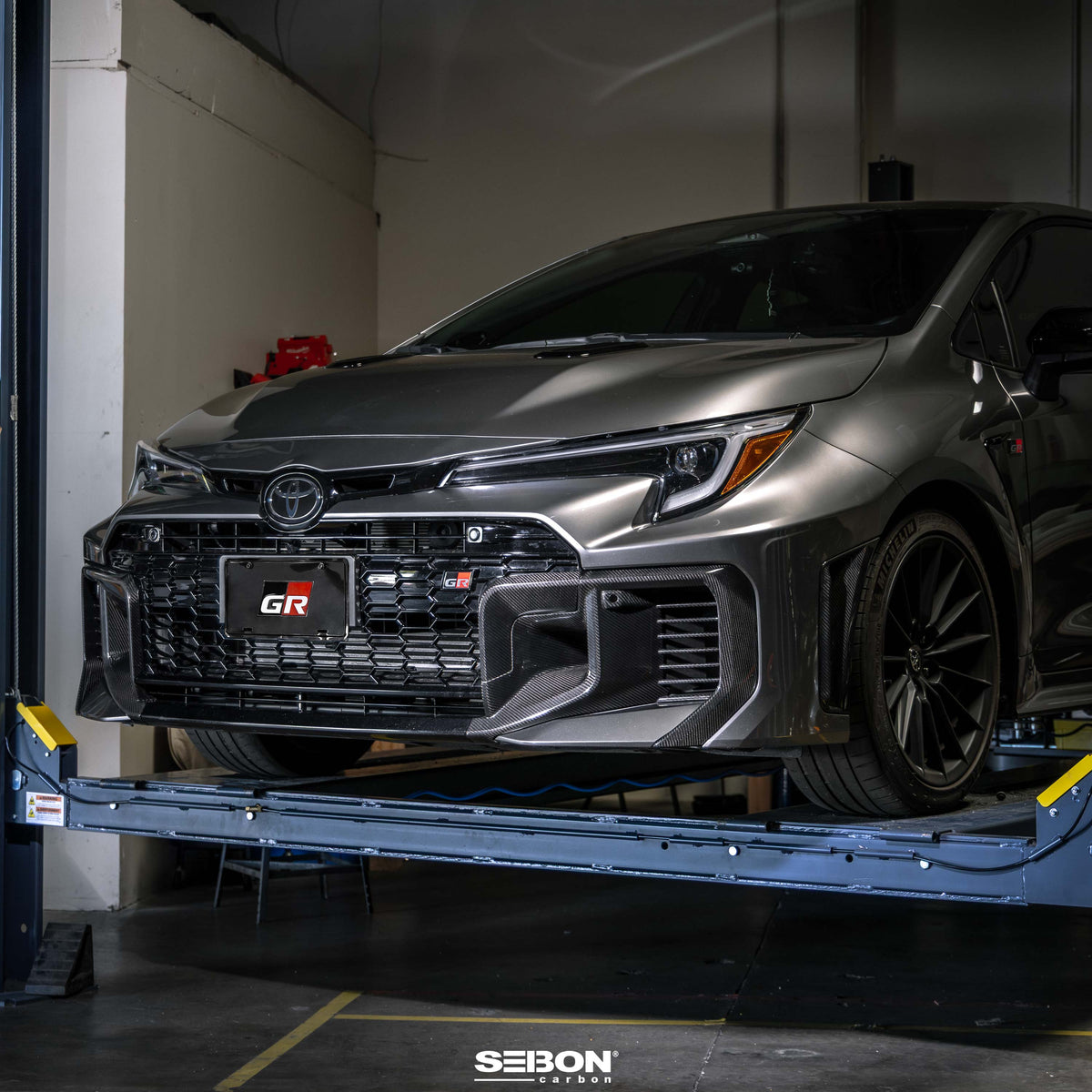 Dry Carbon Bumper Insert for 2025-2026 Toyota GR Corolla - Gloss