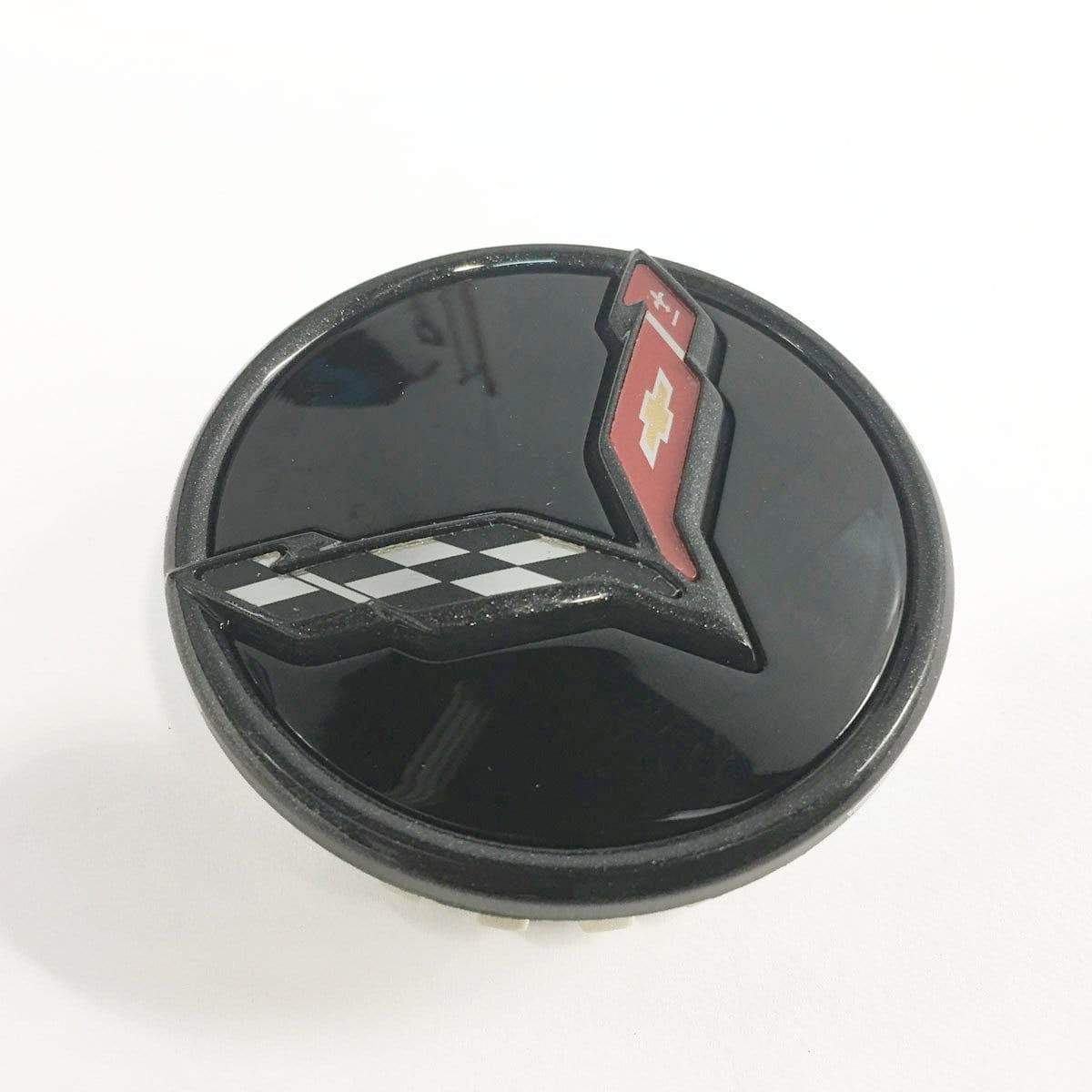 C7 CFZ Black Wheel Center Caps