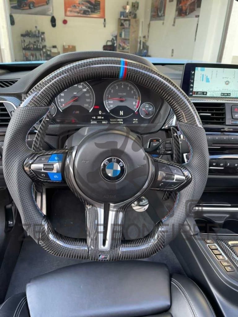 BMW F2X/F3X/F8X/F1X Carbon Fiber Steering Wheel