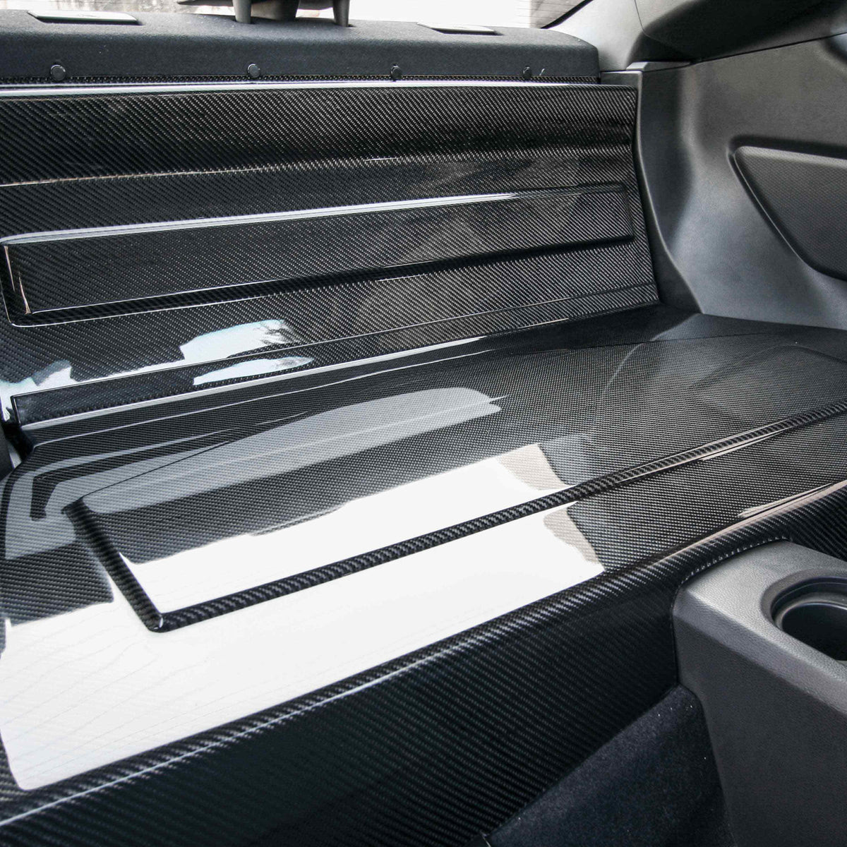 Carbon fiber rear seat panels for 2013-2020 Scion FR-S / Subaru BRZ