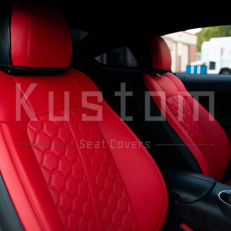 2024+ Ford Mustang S650 Convertible Leather Seat Covers