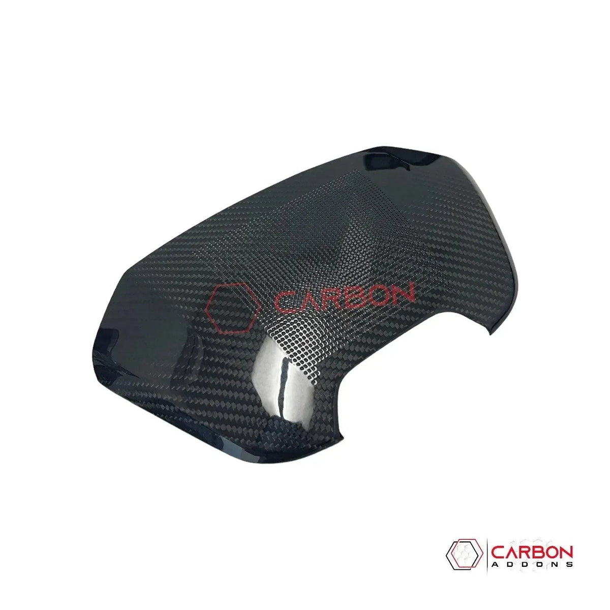 C8 Corvette Real Carbon Fiber Waterfall Speaker Trim Cover with Corvette Logo | Interior upgrade (2020–2027)