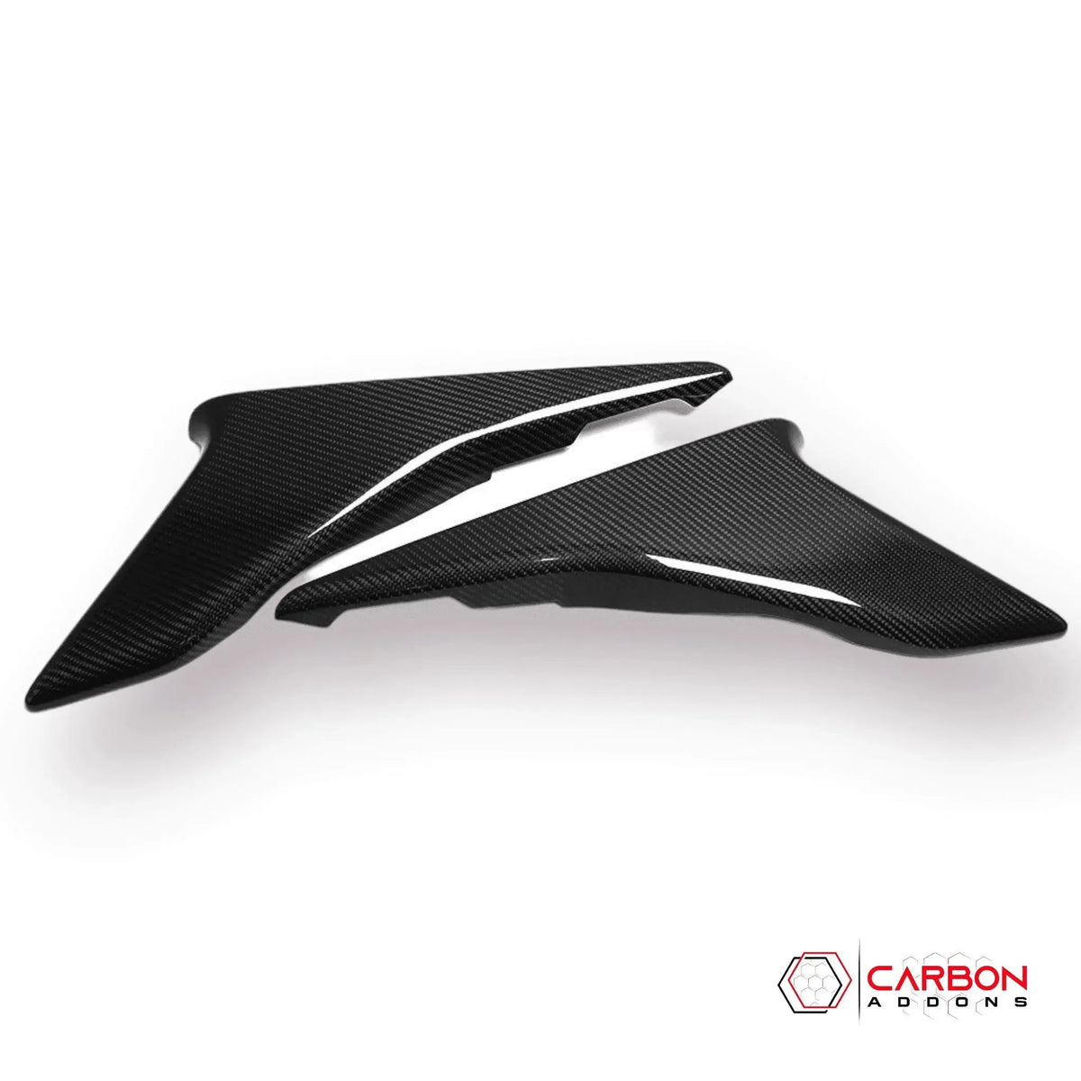 C8 Corvette Real Carbon Fiber Lower Door Panel Trim Covers | Interior Upgrade (2020–2025)