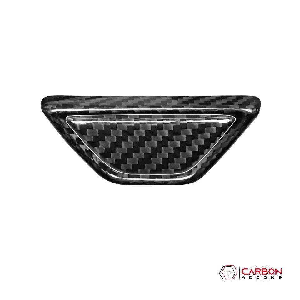 C8 Corvette Real Carbon Fiber Armrest Button & Trim Covers | Interior Upgrade (2020–2027)