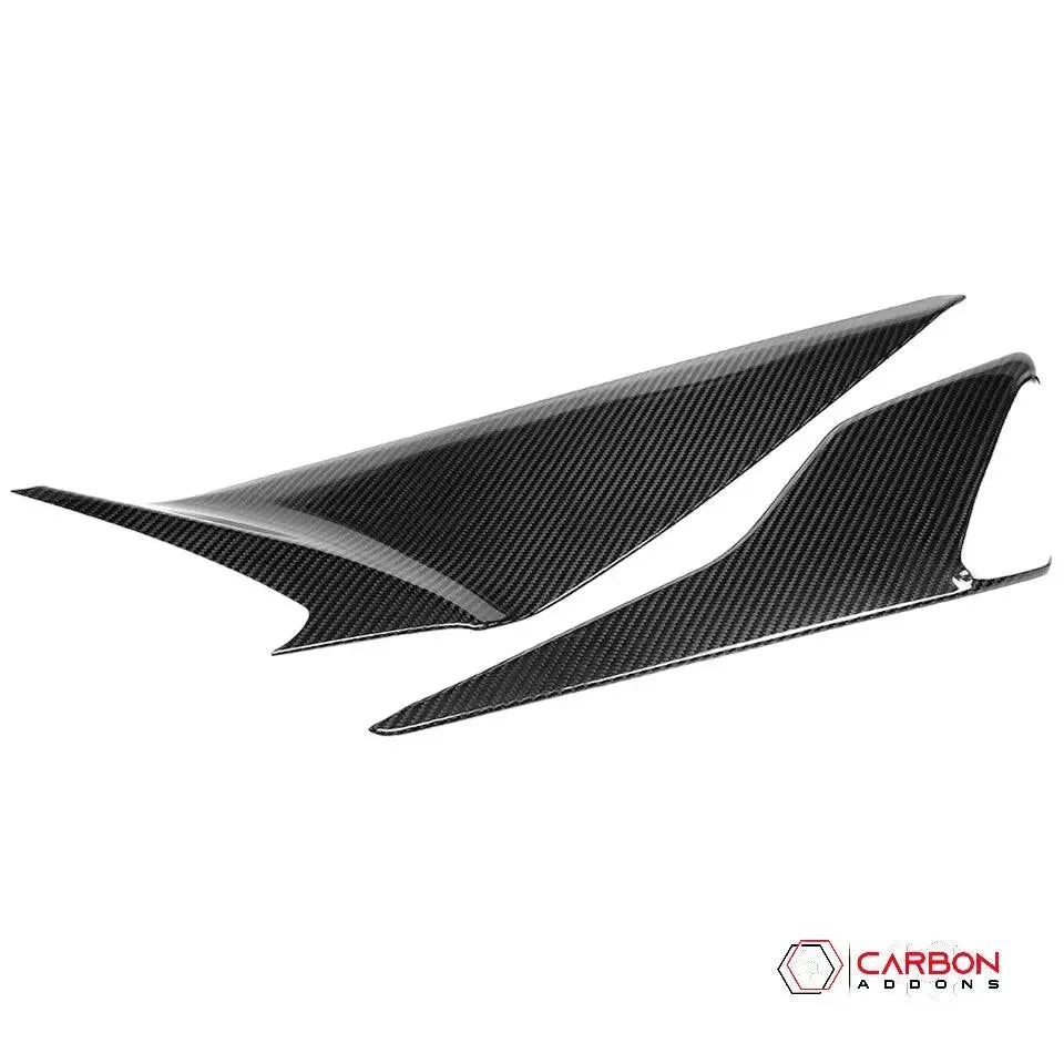 C8 Corvette Real Carbon Fiber Center Console Side Trim Covers (2020–2025)