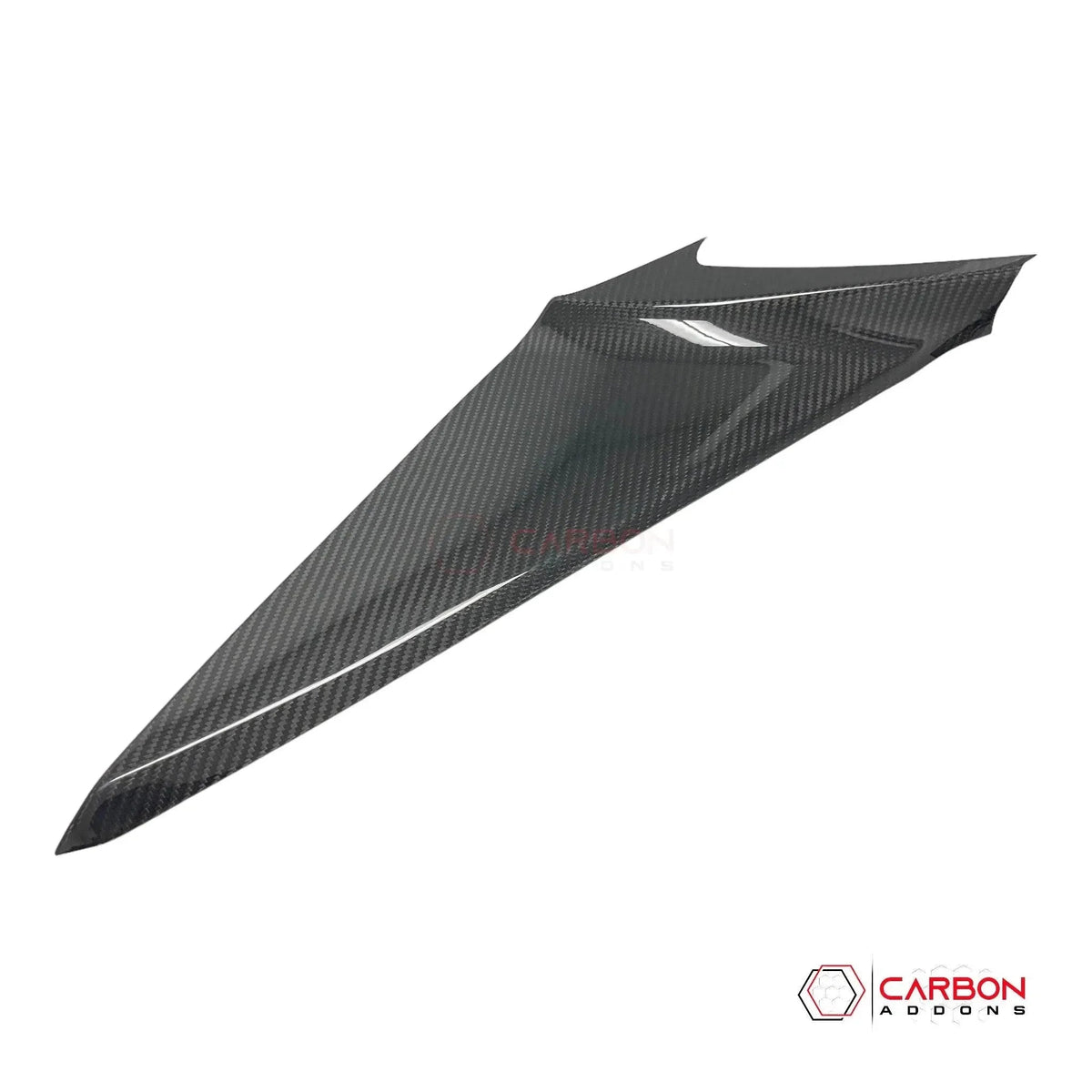 C8 Corvette Real Carbon Fiber Center Console Side Trim Covers (2020–2025)