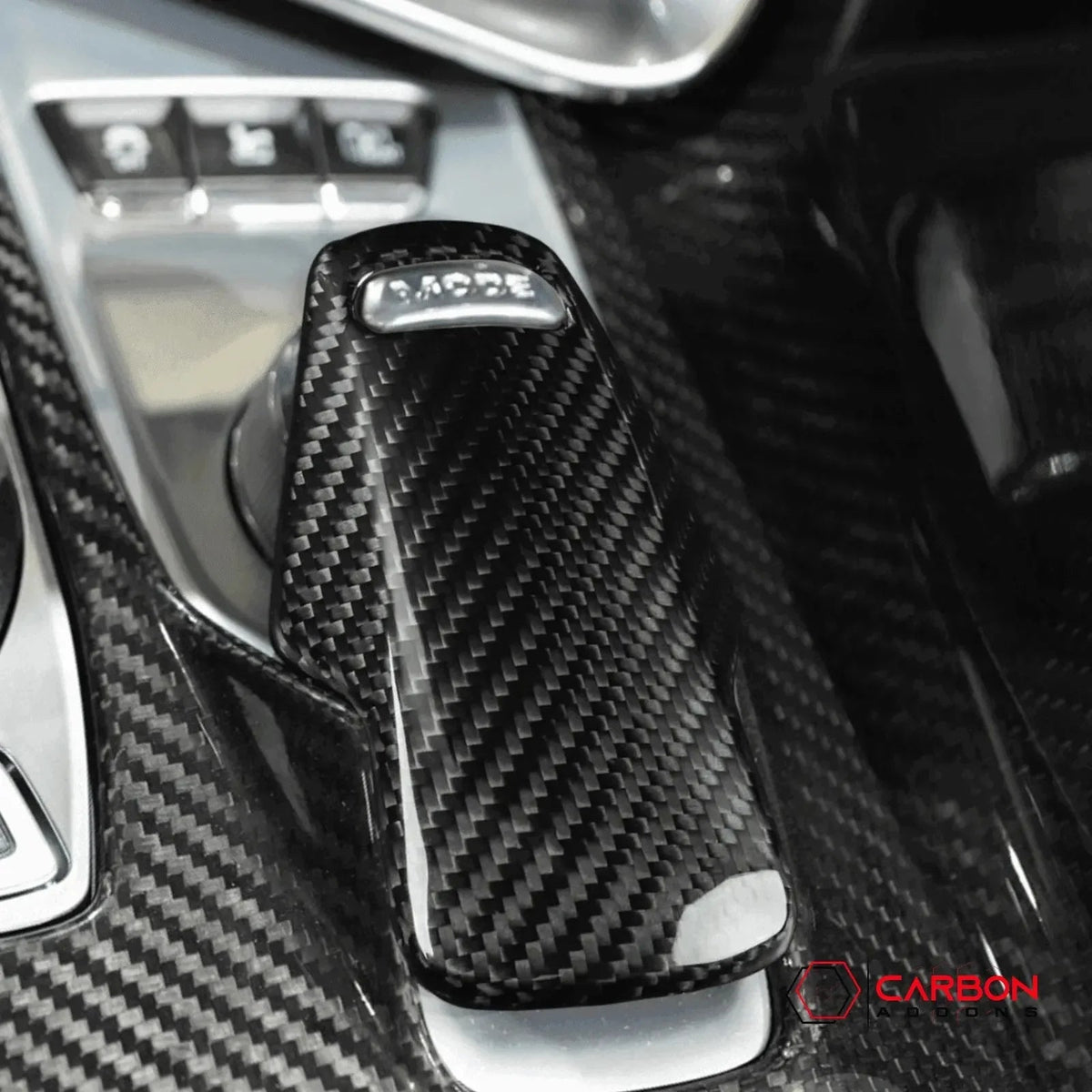 C8 Corvette Real Carbon Fiber Mode Select Trim Cover | Interior Upgrade (2020–2025)