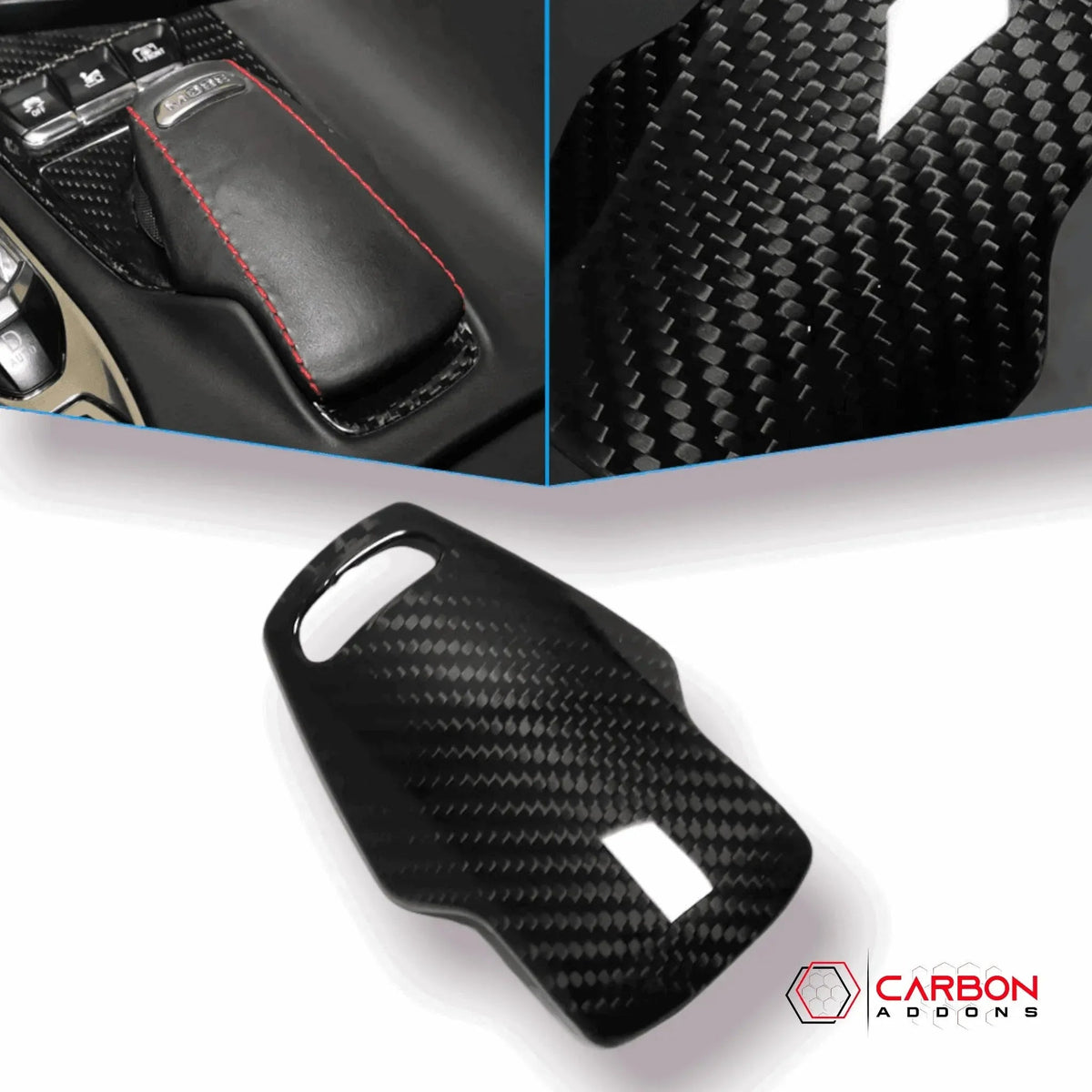 C8 Corvette Real Carbon Fiber Mode Select Trim Cover | Interior Upgrade (2020–2025)