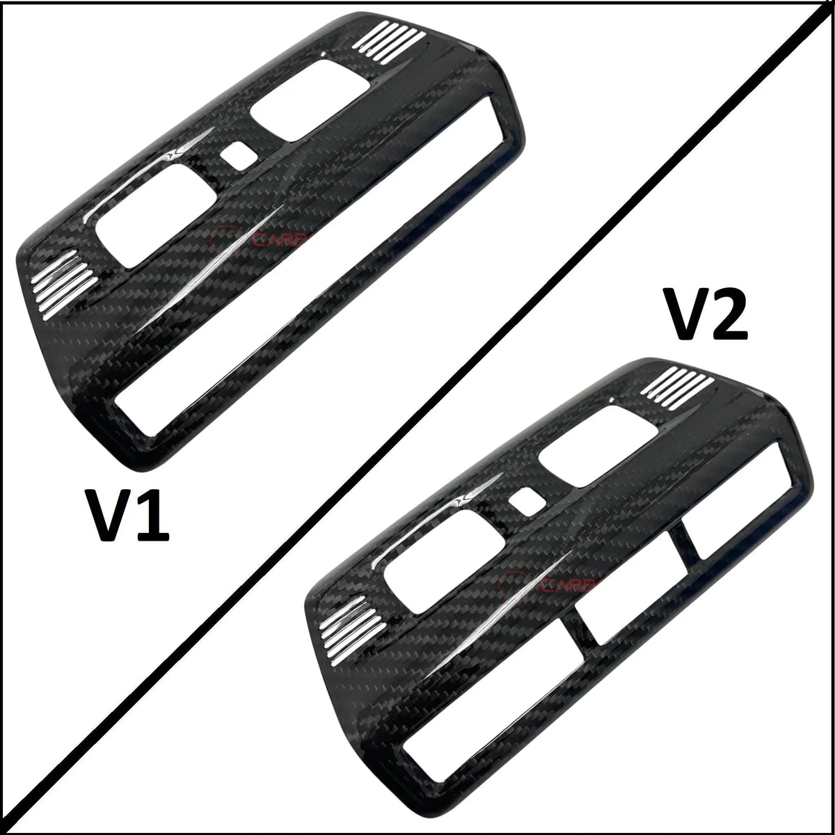 C8 Corvette Real Carbon Fiber Overhead Dome Light Trim Cover | Interior Upgrade (2020–2027)