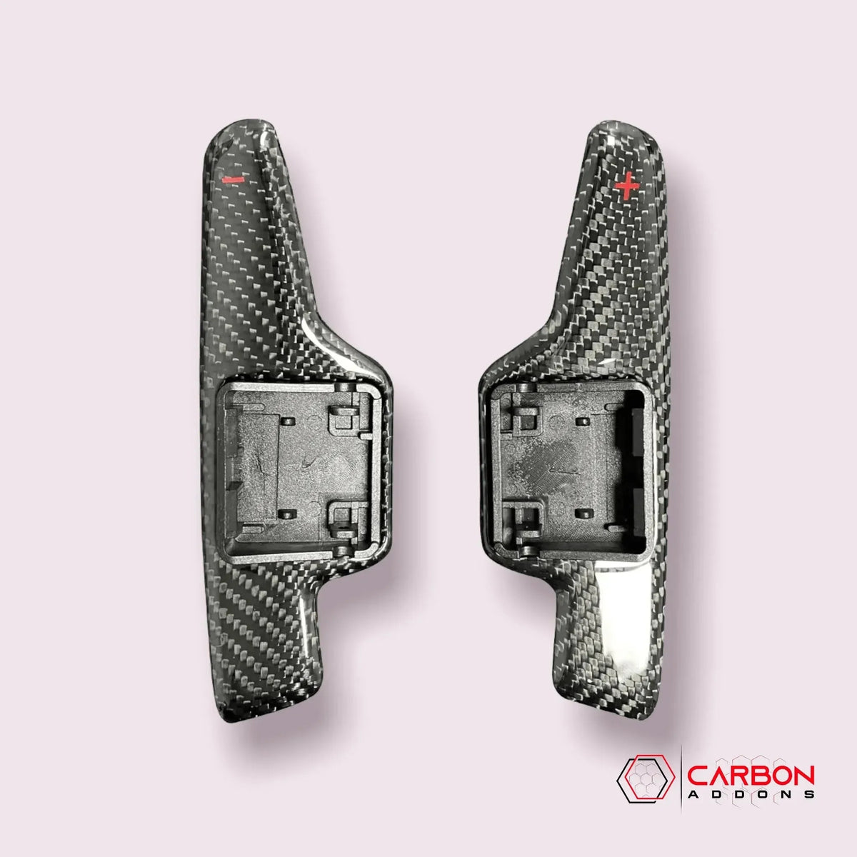 C8 Corvette Real Carbon Fiber Paddle Shifters | Direct Replacement (2020–2027)