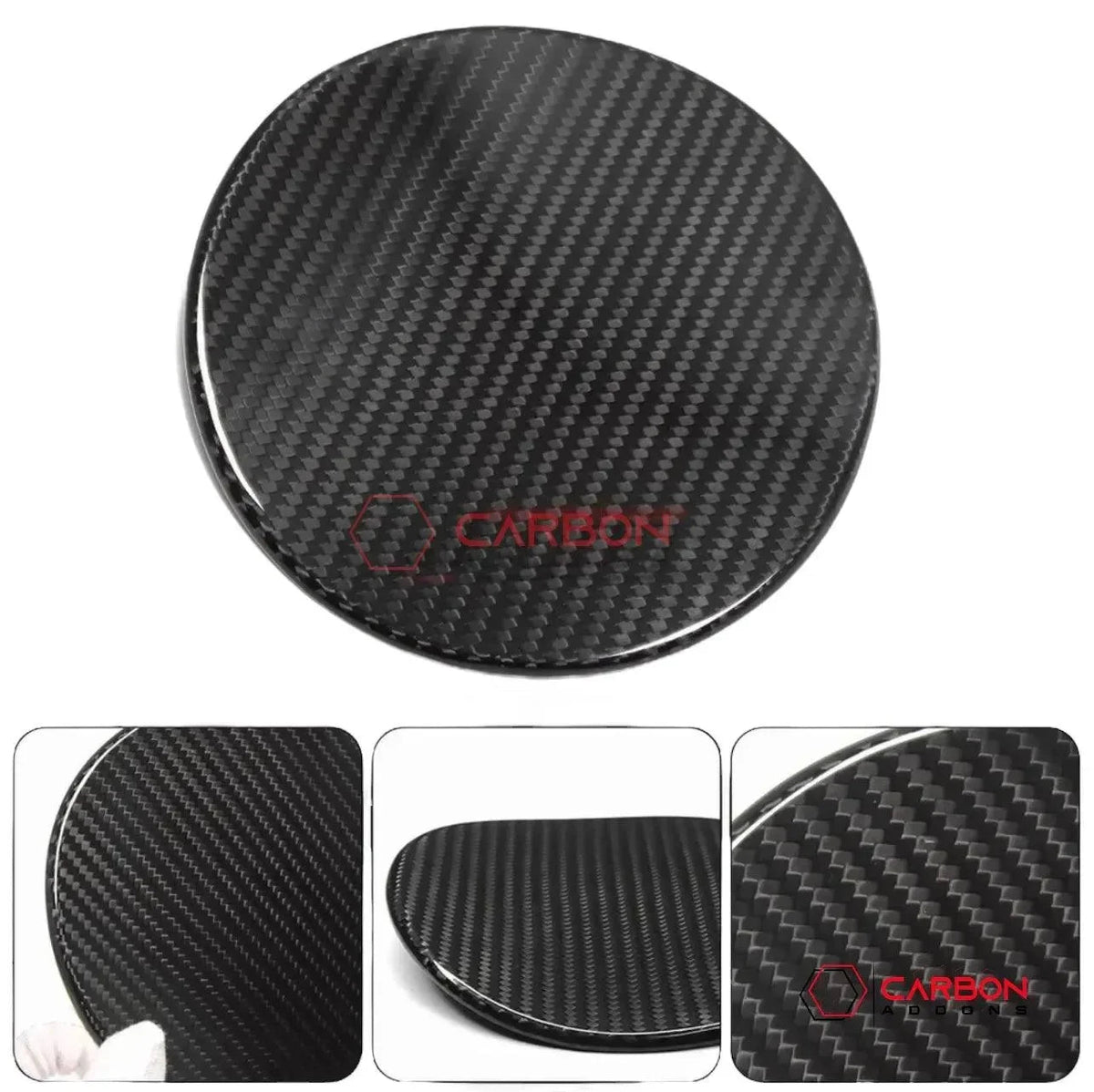 C8 Corvette Carbon Fiber Gas Cap Cover | Exterior Upgrade (2020–2027)