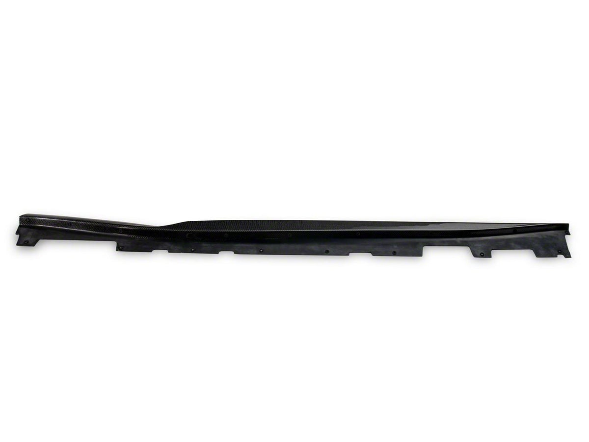 ACS T6 Style Side Skirts; Carbon Fiber (16-24 Camaro, Excluding ZL1)