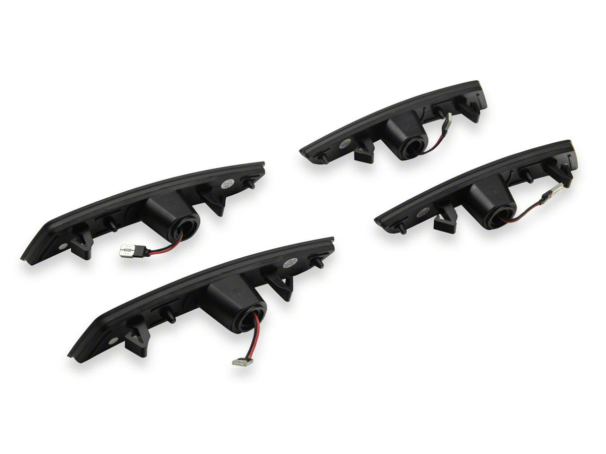 Dynamic LED Side Markers; White; Smoked (16-24 Camaro)