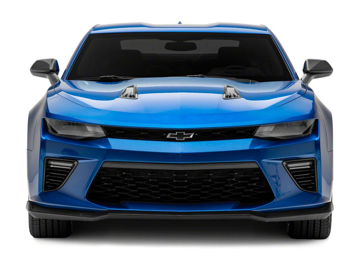GM Factory Style Side Mirror Covers; Carbon Fiber (16-24 Camaro)
