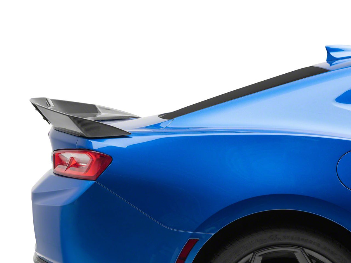 Track Package Rear Spoiler; Carbon Fiber (16-24 Camaro)