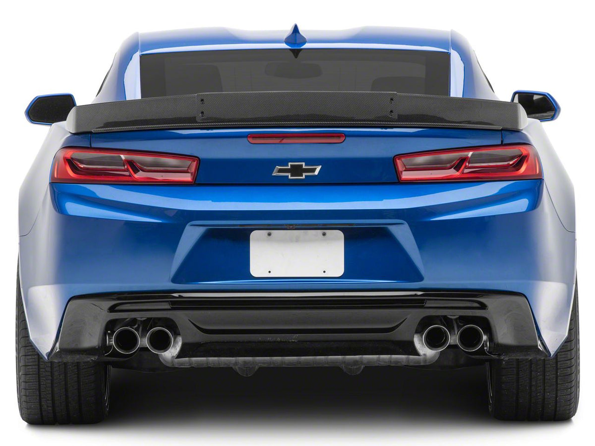 Track Package Rear Spoiler; Carbon Fiber (16-24 Camaro)