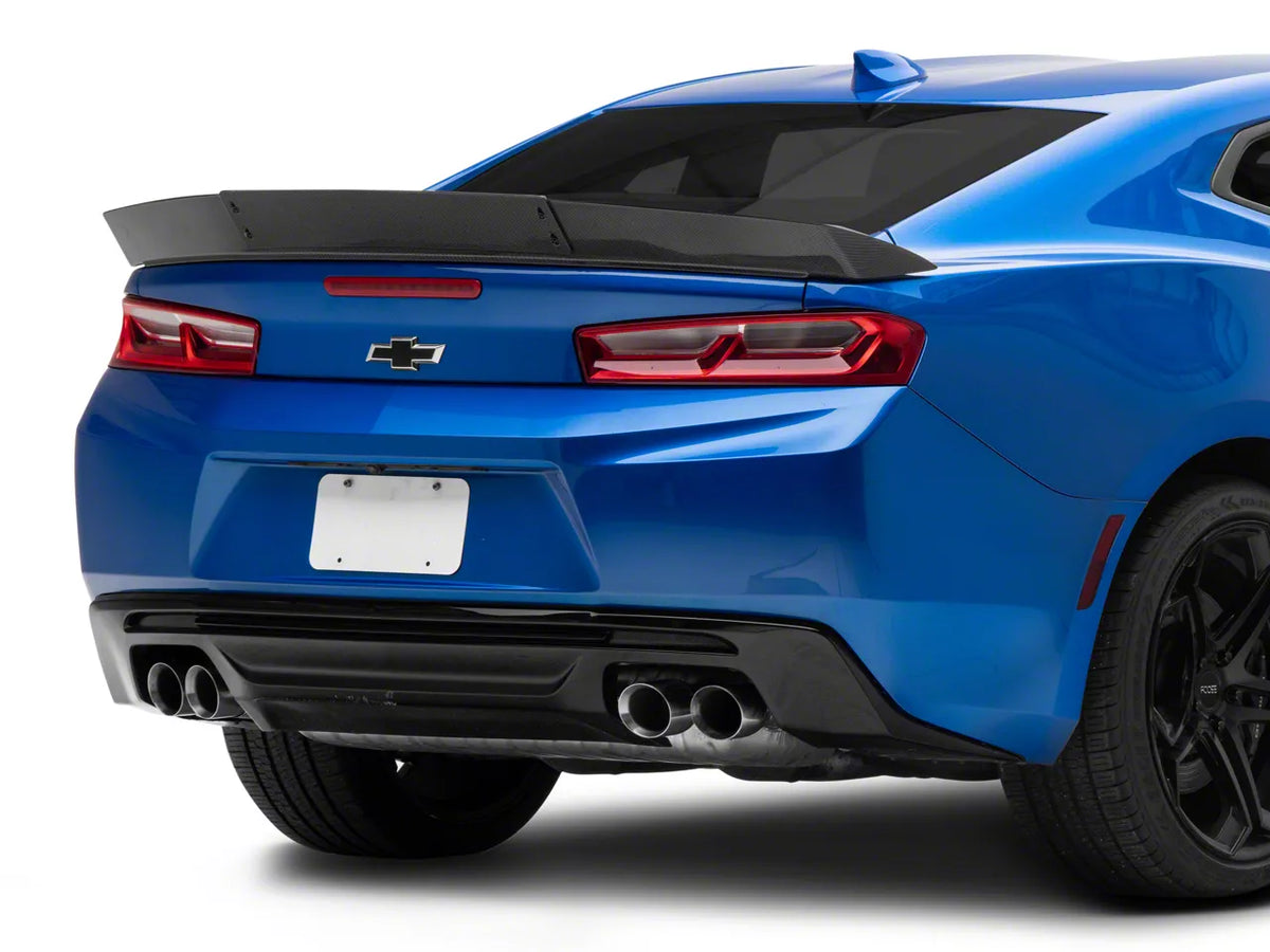 Track Package Rear Spoiler; Carbon Fiber (16-24 Camaro)
