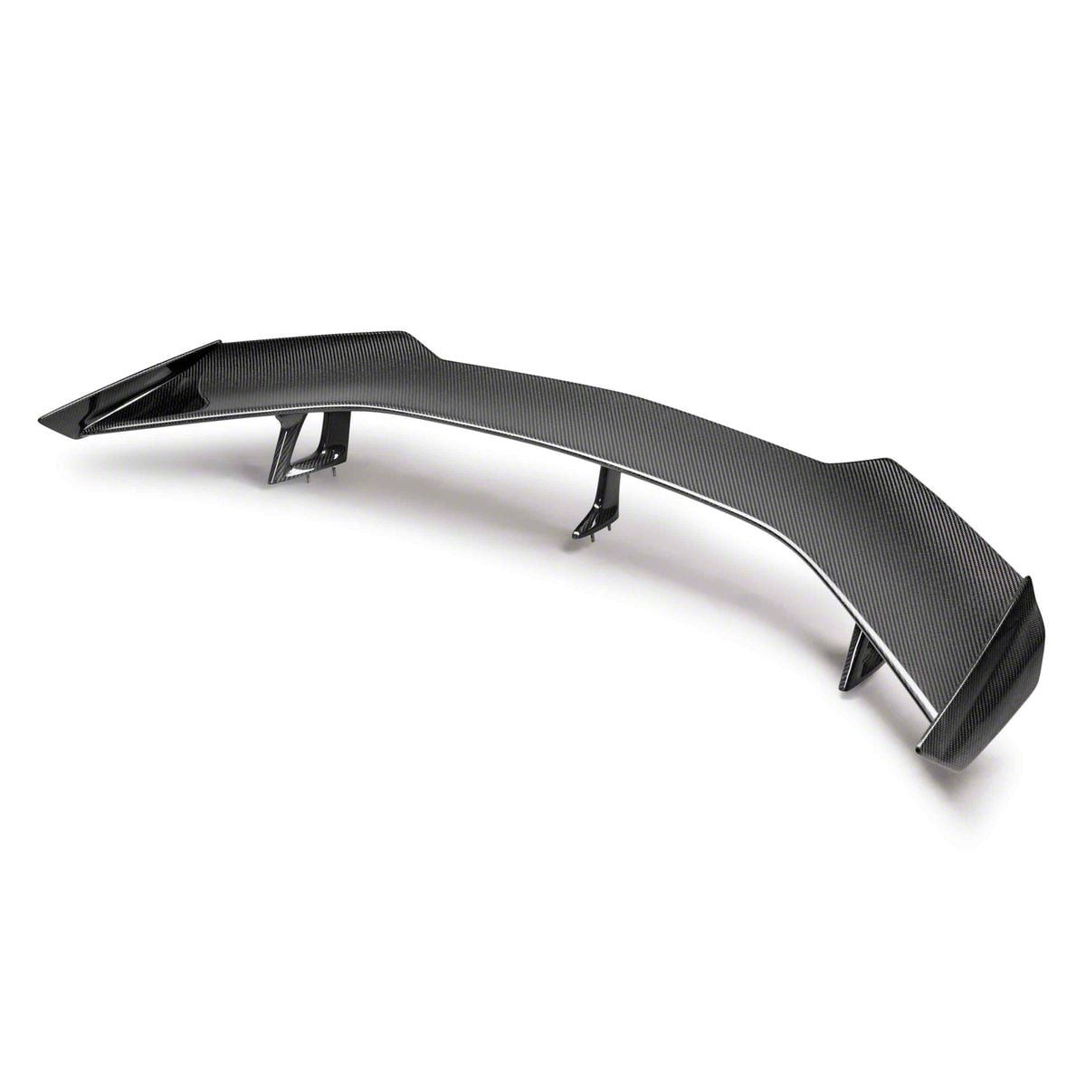 ZL1 1LE Style Rear Spoiler; Gloss Carbon Fiber (10-15 Camaro)