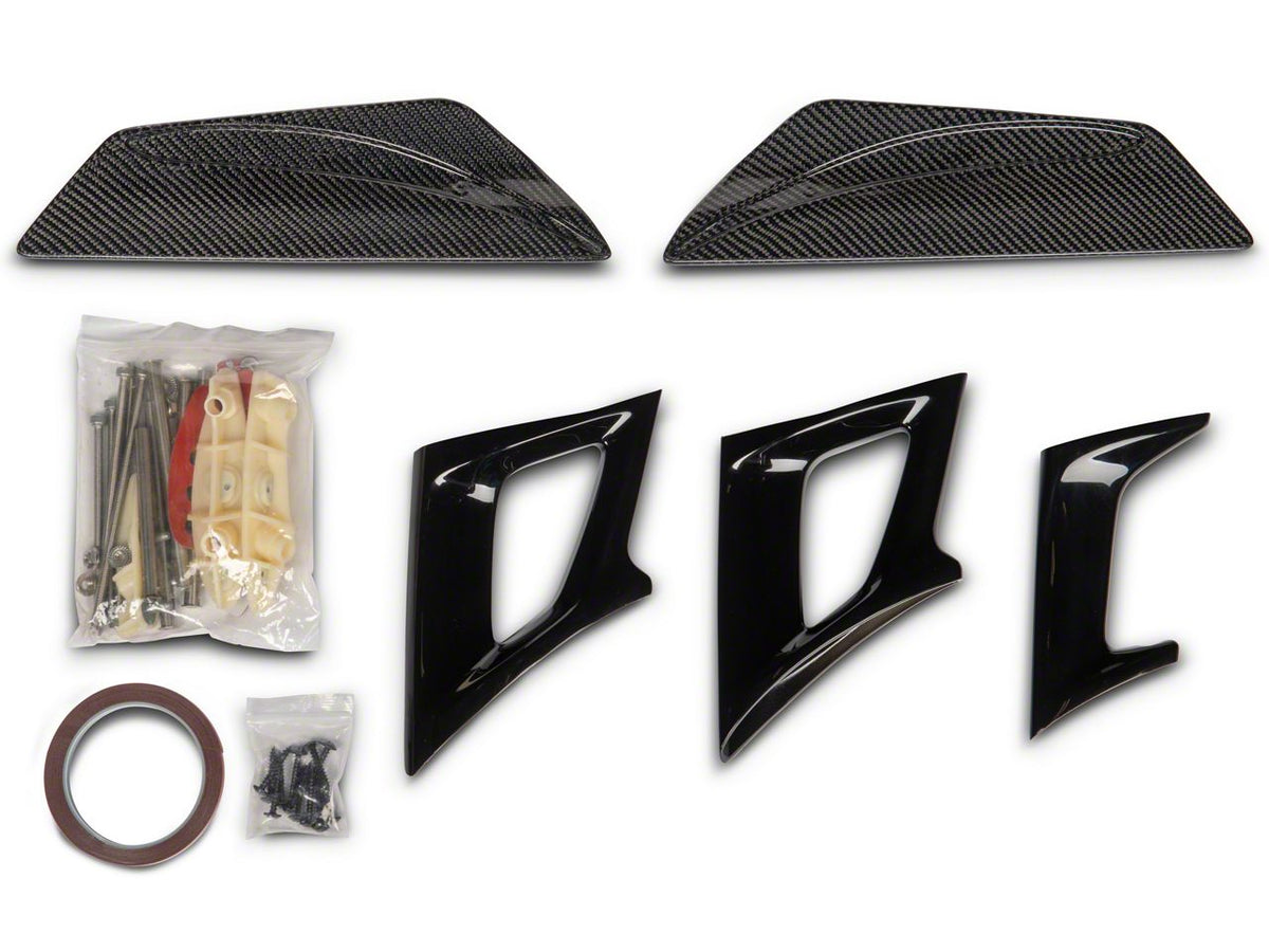 ZL1 1LE Style Rear Wing Spoiler; Carbon Fiber (16-24 Camaro w/o Rear Spoiler Camera)