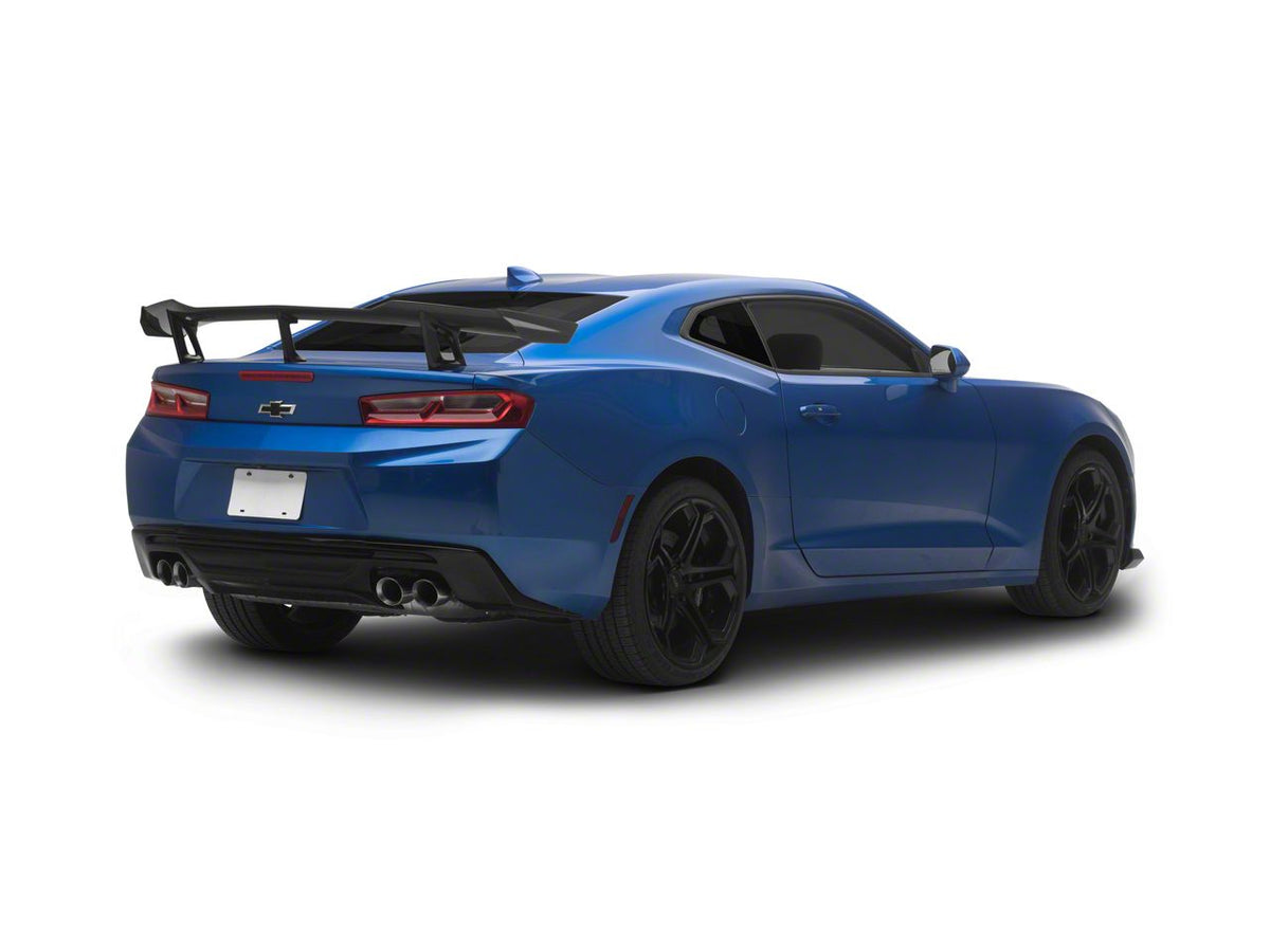ZL1 1LE Style Rear Wing Spoiler; Carbon Fiber (16-24 Camaro w/o Rear Spoiler Camera)