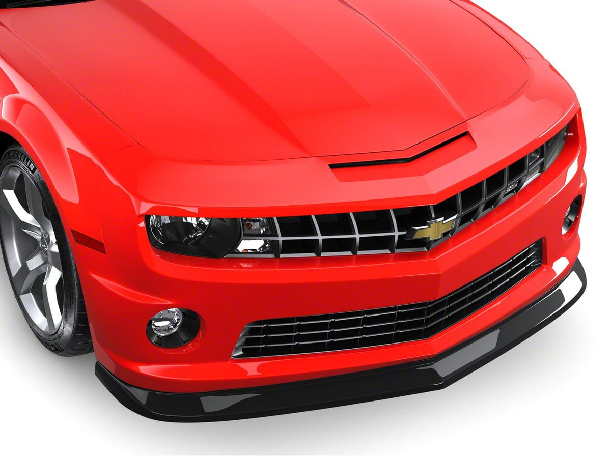 ZL1 Style Front Bumper Lip Splitter; Gloss Black (10-13 Camaro SS)