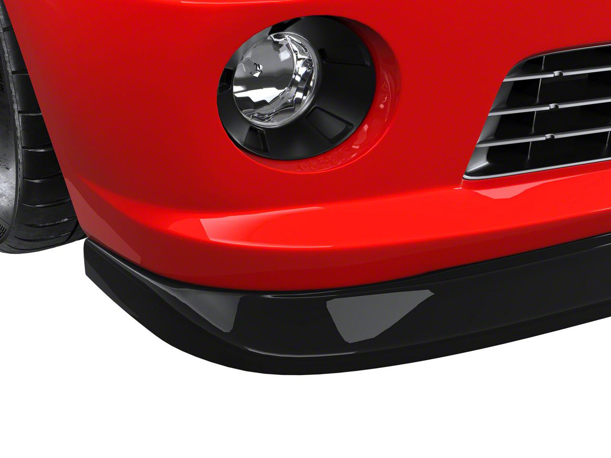 ZL1 Style Front Bumper Lip Splitter; Gloss Black (10-13 Camaro SS)