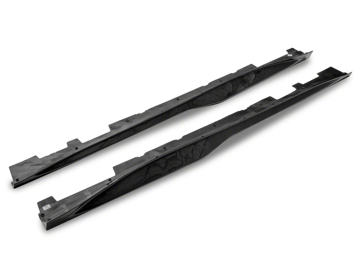 ZL1 Style Side Skirts; Carbon Fiber (19-24 Camaro LT w/ RS Package, SS)