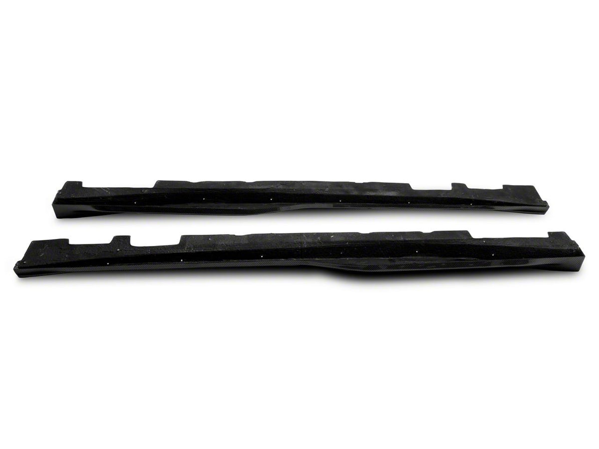 ZL1 Style Side Skirts; Carbon Fiber (19-24 Camaro LT w/ RS Package, SS)